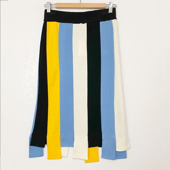 NWT FEW MODA Multicolor Striped Knit Skirt - Picture 2 of 7